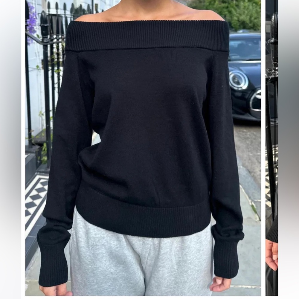 Brandy Melville Black Renata Sweater